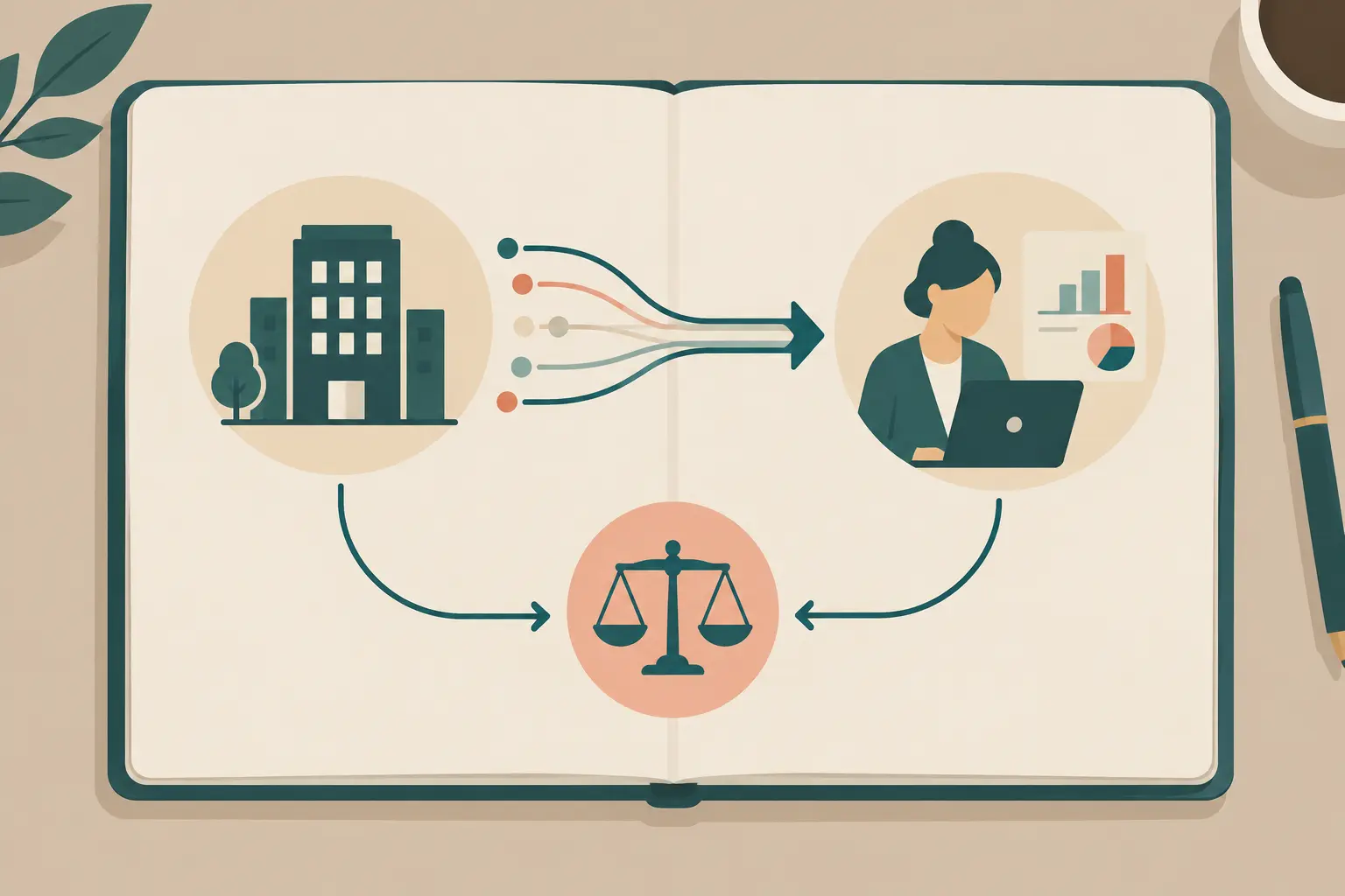 Ilustración de cómo declarar de forma transparente el acceso a una empresa en el capítulo de método de una tesis