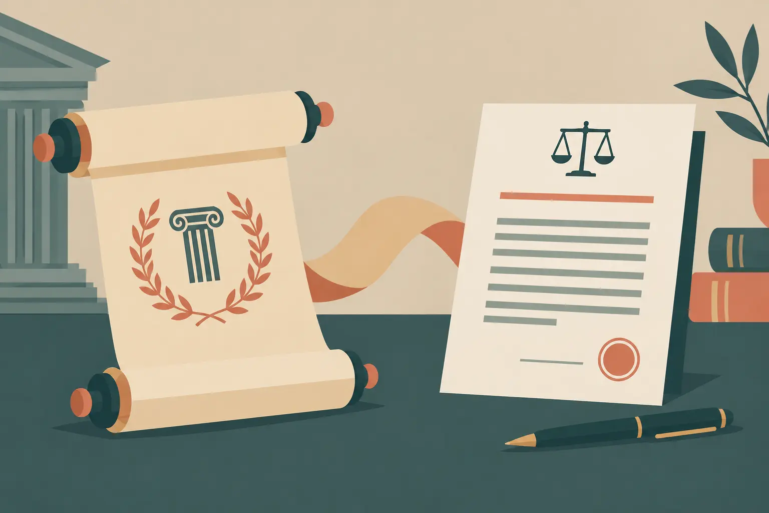 Ilustración del uso de latinismos jurídicos en la redacción académica de una tesis de Derecho